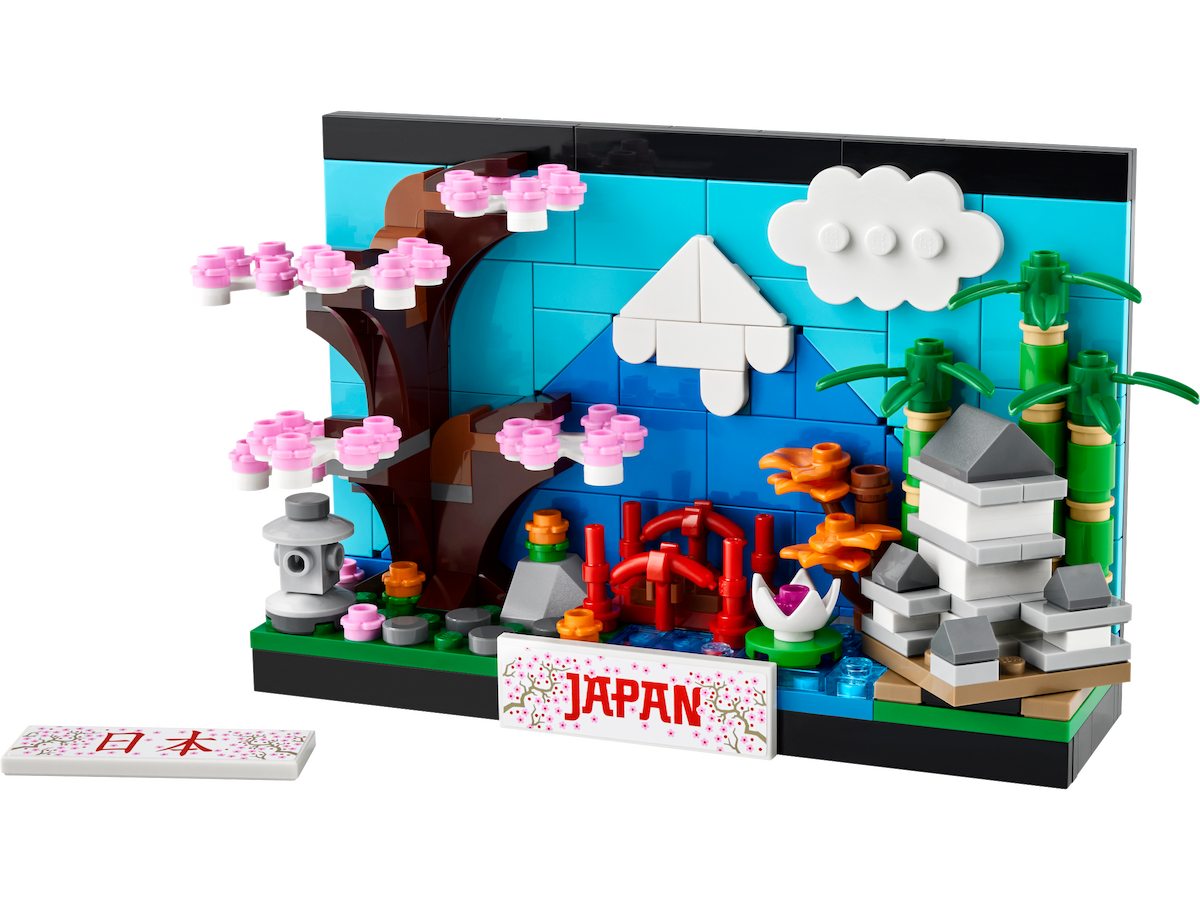 Japan Postcard LEGO set (#40713-1)