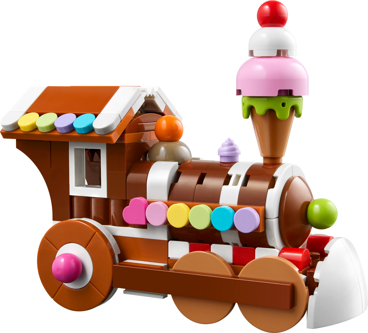 Celebration Series: Gingerbread Train Ornament LEGO set (#40777-1)