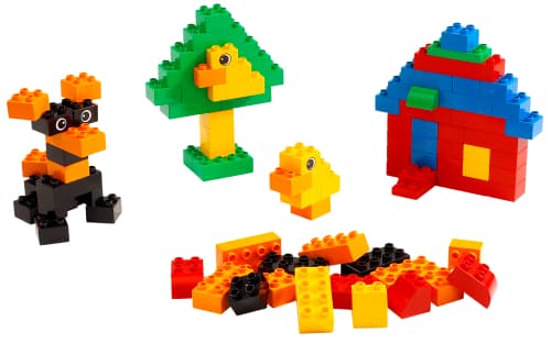 Orange Bucket XL (Explore) LEGO set (#4089-1, 2002)