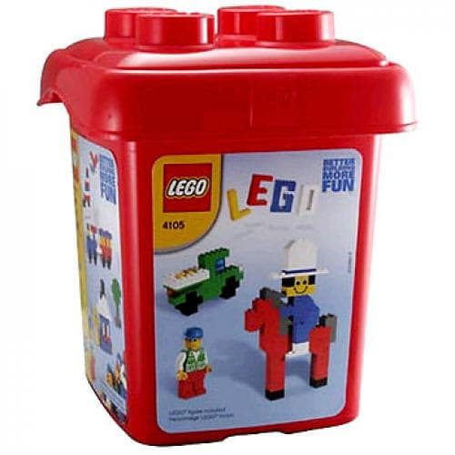 Red Bucket LEGO set (#4105-3)