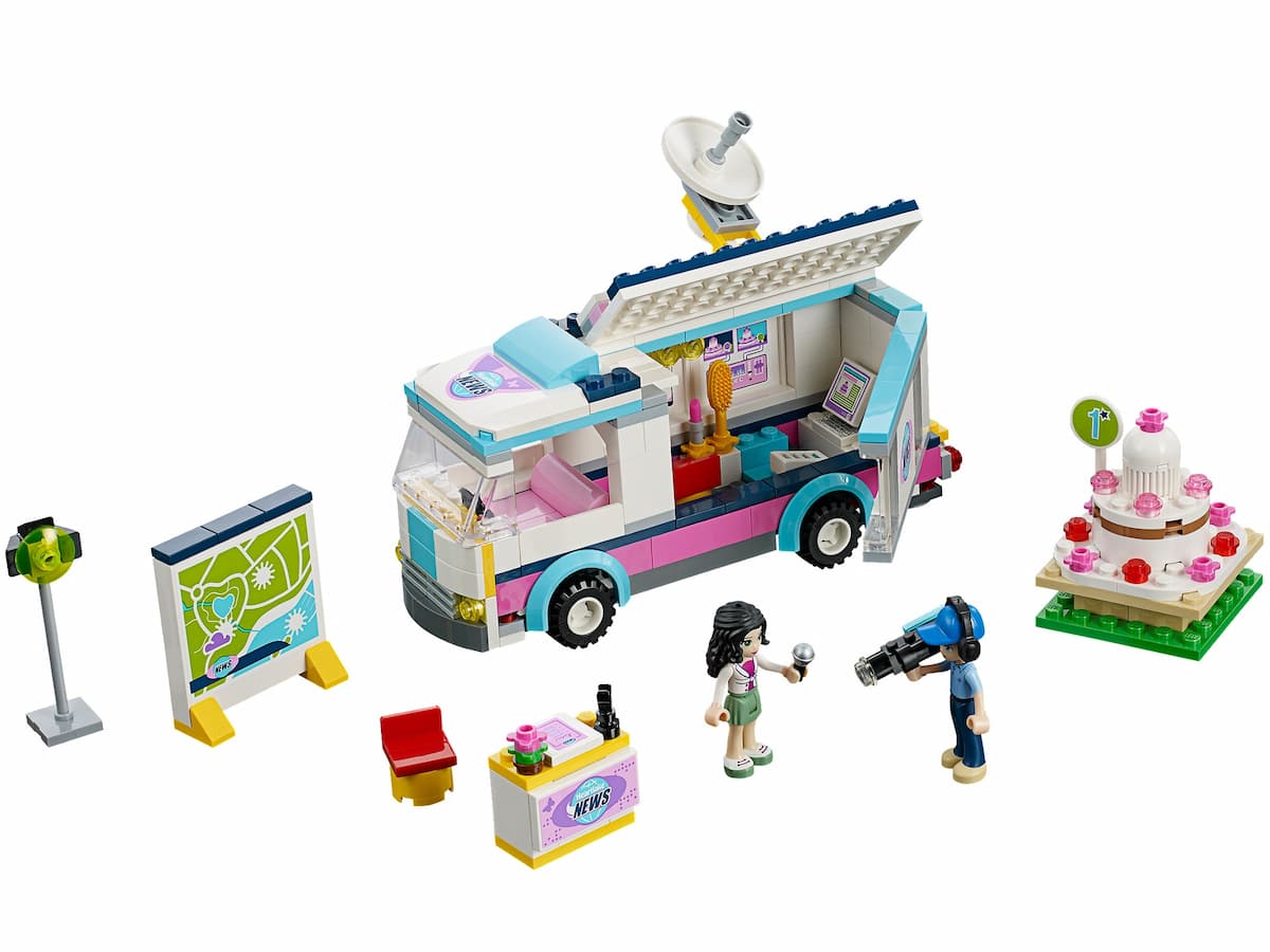 Heartlake News Van LEGO set (#41056-1)