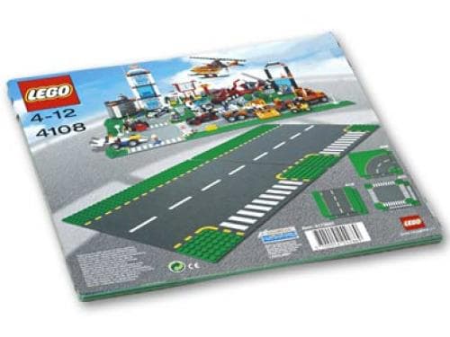 T-Junction Road Plates LEGO set (#4108-1)