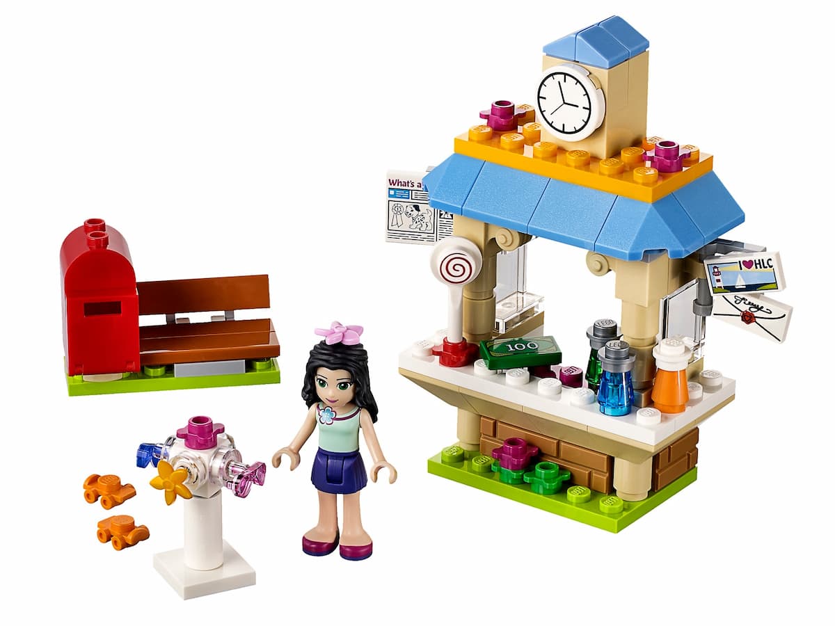 Emma's Tourist Kiosk LEGO set (#41098-1, 98 pieces)