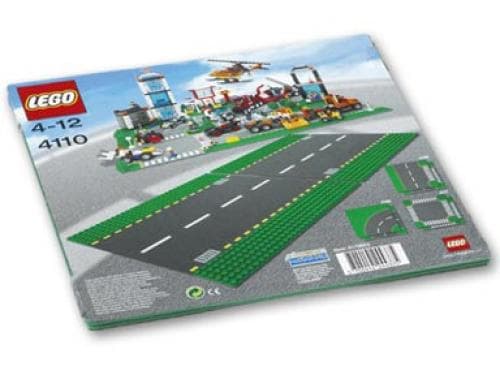 Straight Road Plates LEGO set (#4110-1)