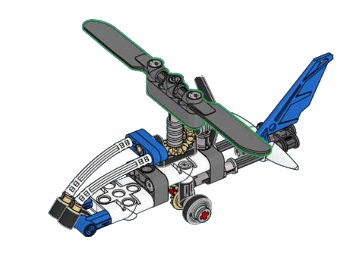 Gyrocopter LEGO Technic set (#412503-1, 2025)