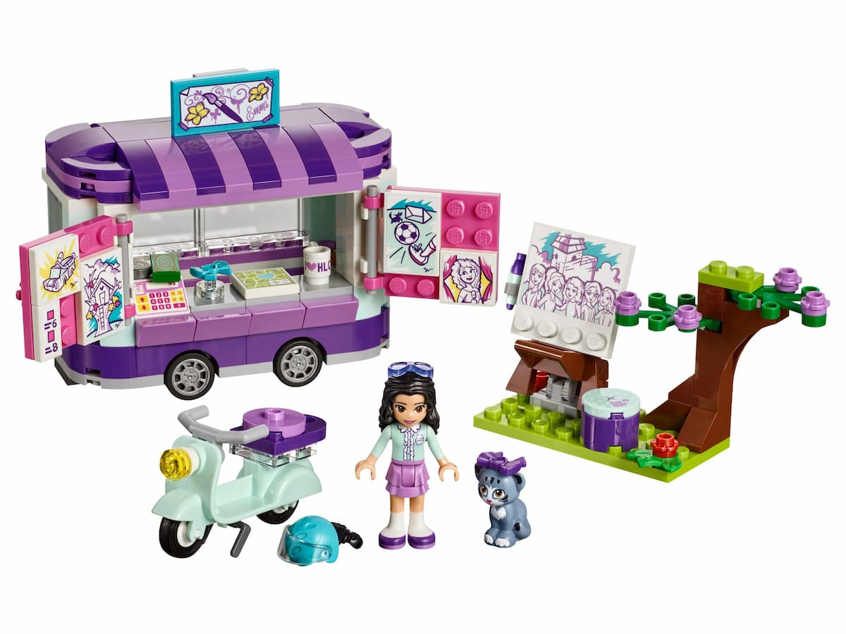 Emma's Art Stand LEGO set (#41332-1, 2018)