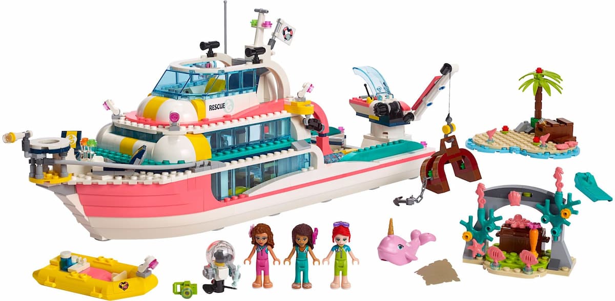 Rescue Mission Boat LEGO set (#41381-1)