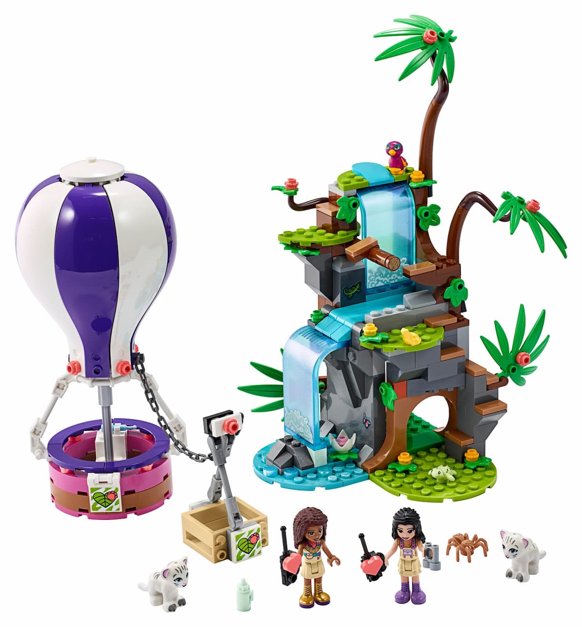 Tiger Hot Air Balloon Jungle Rescue LEGO set (#41423-1)