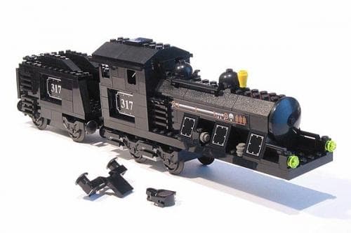 Large Train Engine with Tender Black (Motorizable, sets 4534, 4535) LEGO set (#4186868-1)