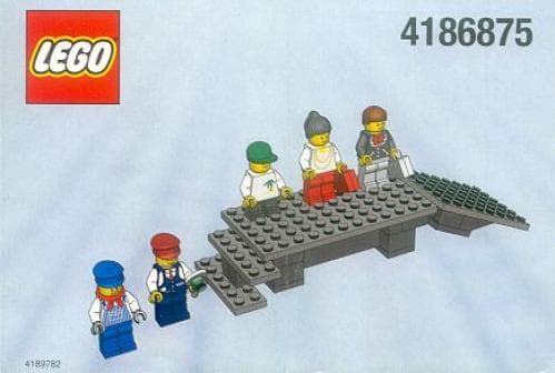 9V Platform and Mini-Figures LEGO set (#4186875-1)