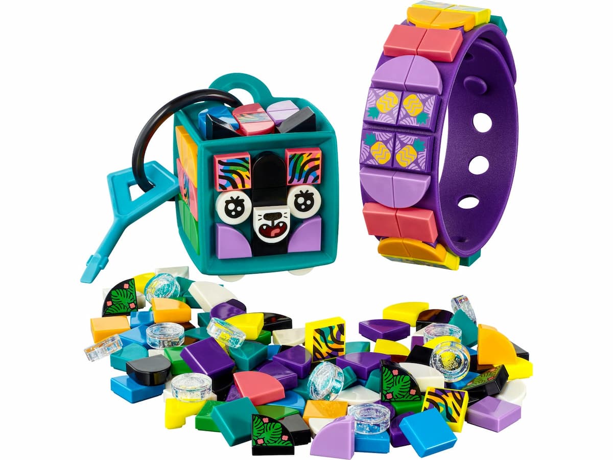 Neon Tiger Bracelet & Bag Tag LEGO set (#41945-1)