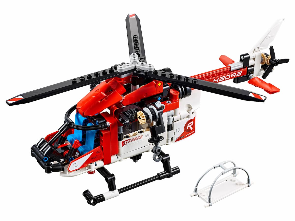 Rescue Helicopter LEGO set (#42092-1, 2019)