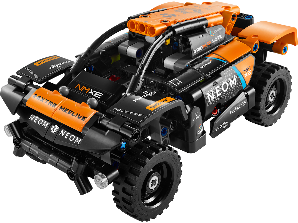 NEOM McLaren Extreme E Race Car LEGO set (#42166-1, $24)