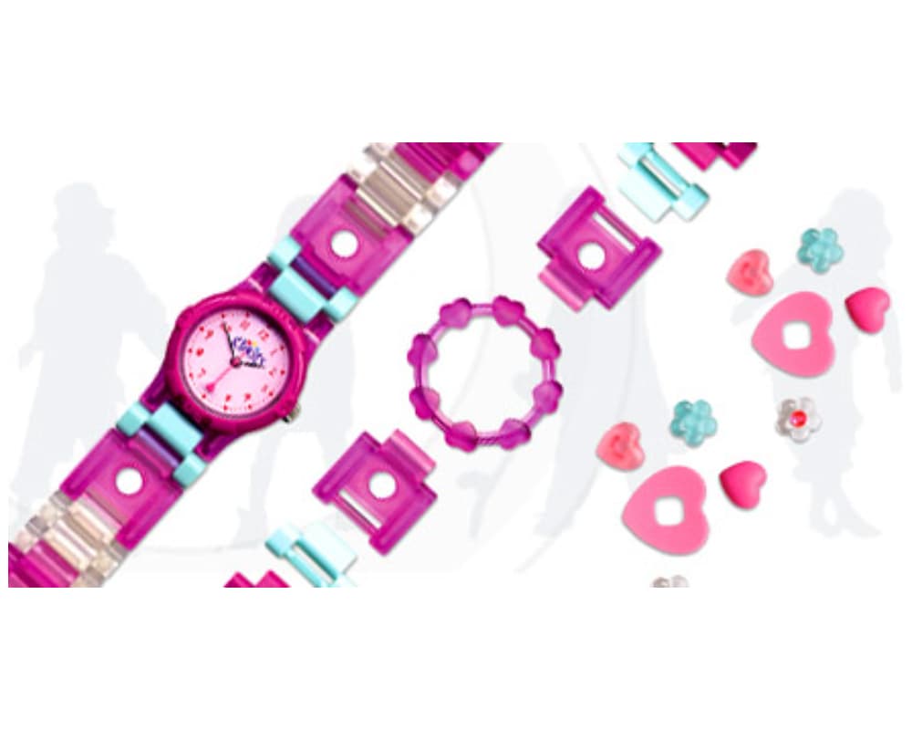Clikits Heart Buildable Watch (Pink) LEGO set (#4216814-1)