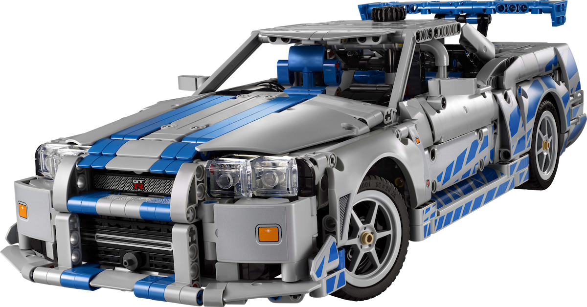 2 Fast 2 Furious Nissan Skyline GT-R (R34) Car LEGO set (#42210-1)