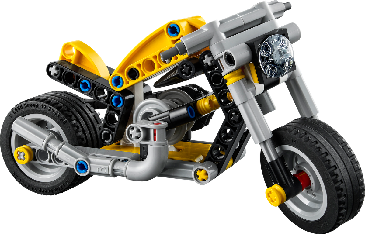 Yellow Motorcycle LEGO Technic set (#42225-1, 2026)