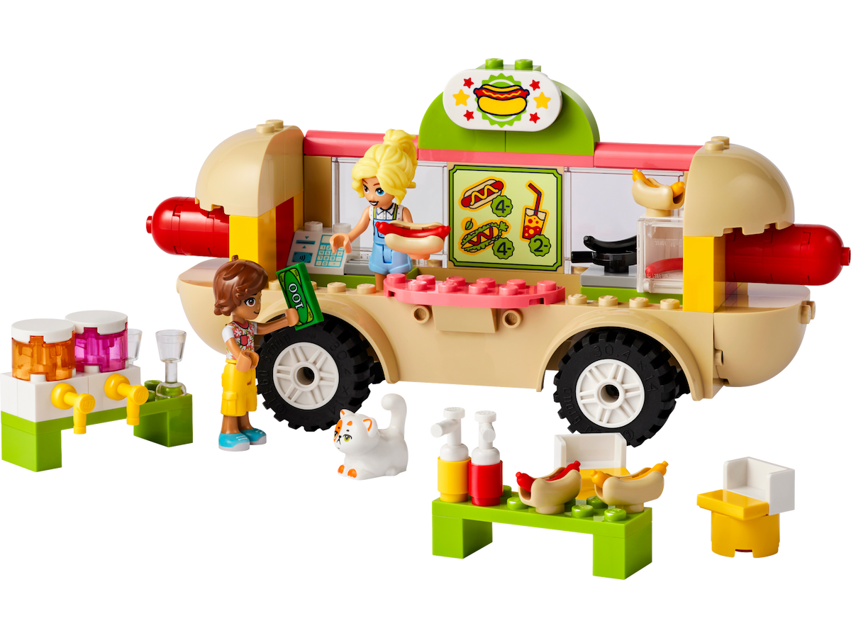 Hot Dog Food Truck LEGO Friends set (#42633-1, 2024)