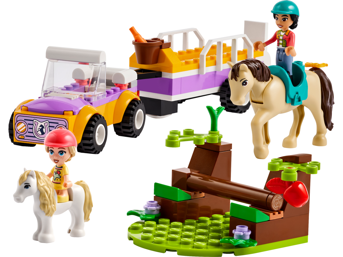 Horse and Pony Trailer LEGO Friends set (#42634-1, 2024)