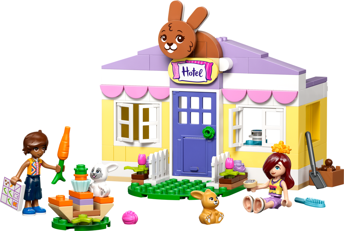 Heartlake City Bunny Hotel LEGO set (#42679-1, 2026)