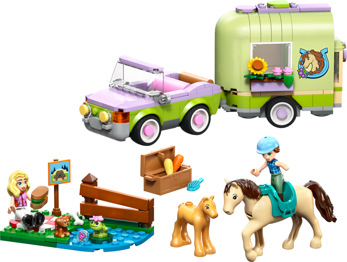 Horse & Baby Foal Trailer LEGO set (#42695-1)