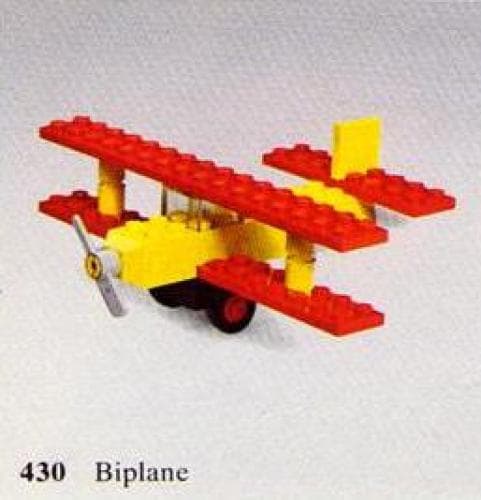 Biplane LEGO set (#430-1)