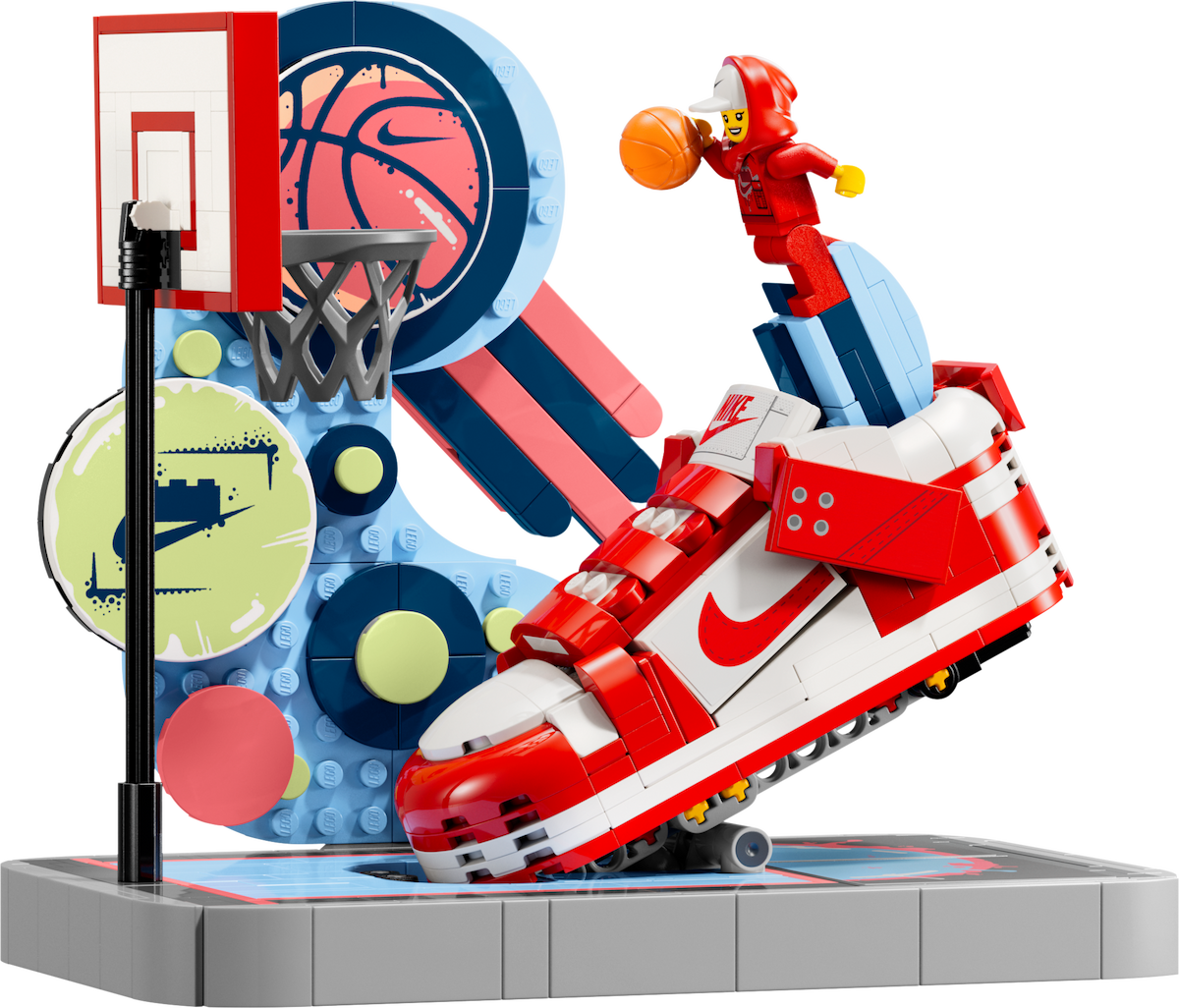 Nike Dunk Trickshot LEGO set (#43021-1)