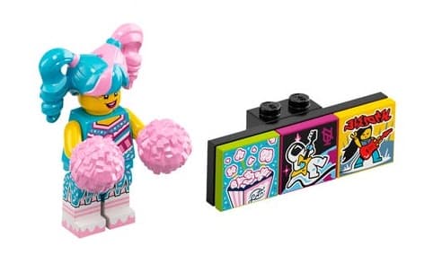 Cotton Candy Cheerleader LEGO set (#43101-10)