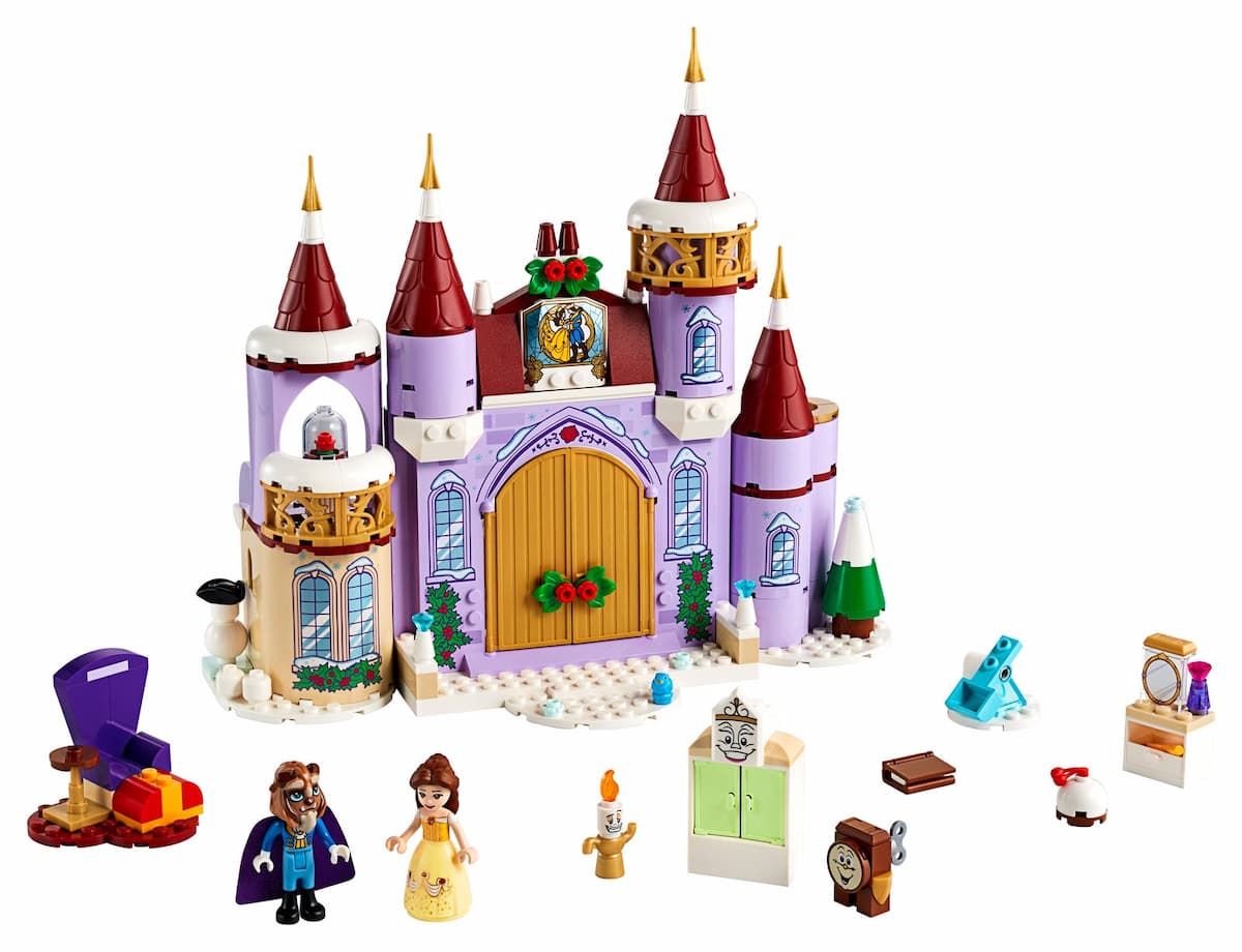 Belle's Castle Winter Celebration LEGO set (#43180-1)