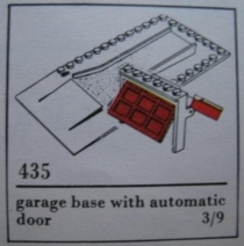 Garage Plate and Door (The Building Toy) LEGO set (#435-2)
