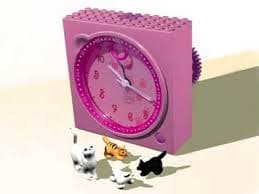 Cat with Kittens Clock LEGO set (#4393-1)