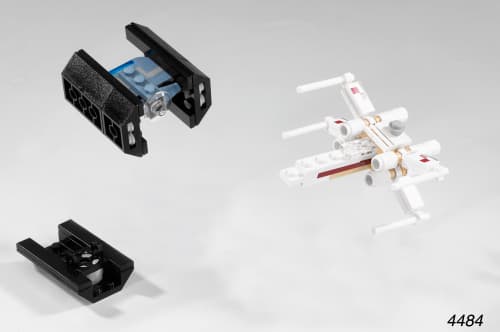 X-wing Fighter & TIE Advanced LEGO set (#4484-1, 2003)