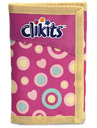 Clikits Wallet, Hearts And Circles LEGO Gear set (#4499397-1, 2006)