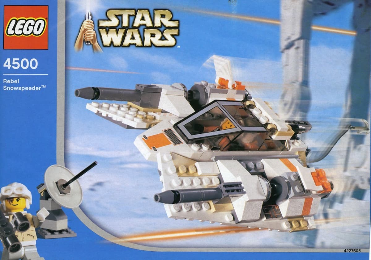 Rebel Snowspeeder [Redesign] - Blue box LEGO set (#4500-1, 2004)