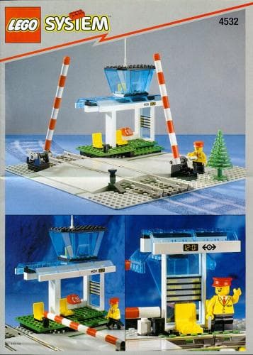 Manual Level Crossing LEGO set (#4532-1)