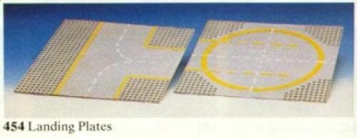 Two Lunar Landing Plates LEGO set (#454-1)