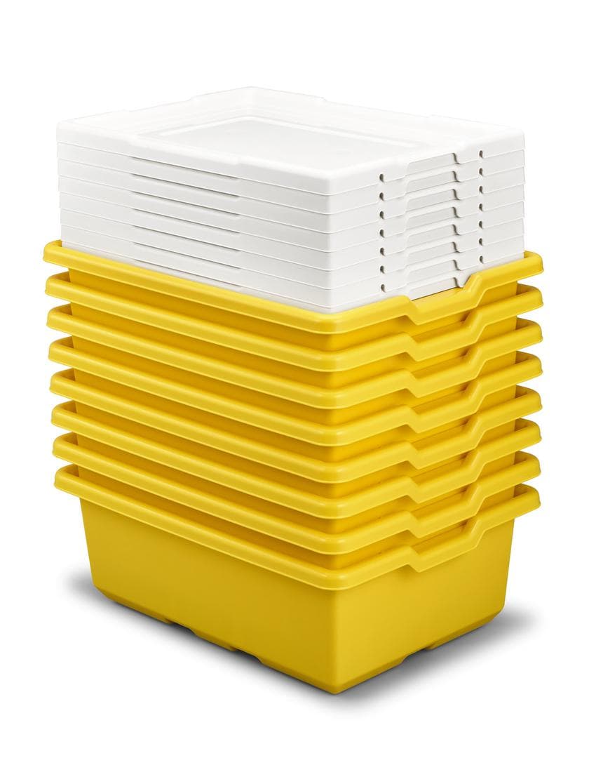 Medium Storage Bin (Yellow) LEGO set (#45496-1)
