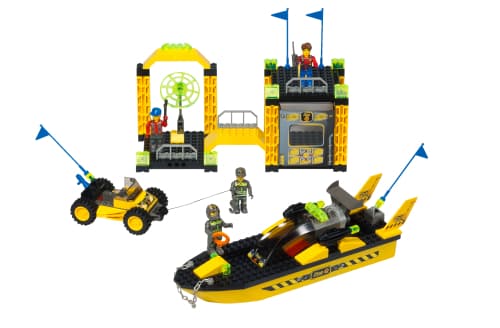 Aqua Res-Q Super Station LEGO set (#4610-1)