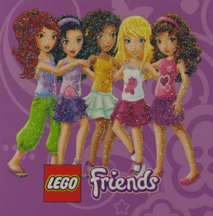 Friends Notebook LEGO Stationery and Office Supplies set (#4659604-1, 2012)