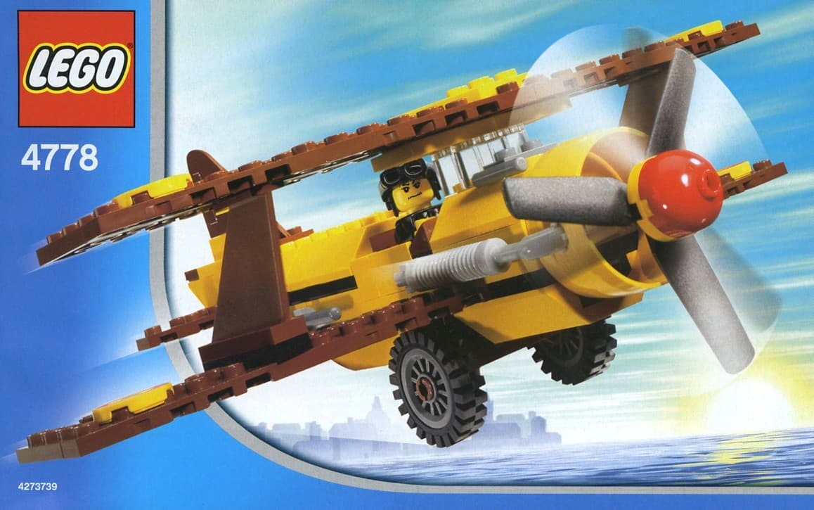 Desert Biplane LEGO set (#4778-1)