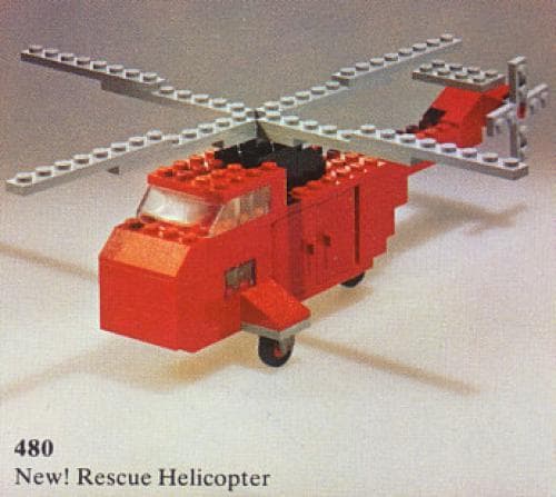 Rescue Helicopter LEGO set (#480-1)