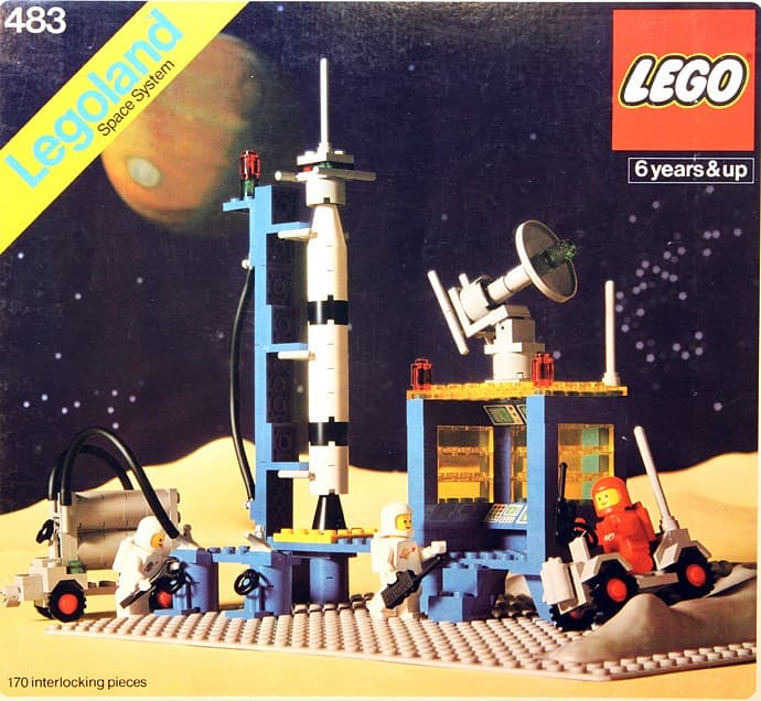 Alpha-1 Rocket Base LEGO set (#483-1)