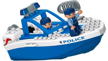 Police Boat LEGO set (#4861-1)