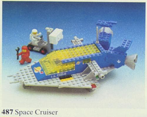 Space Cruiser LEGO set (#487-1)