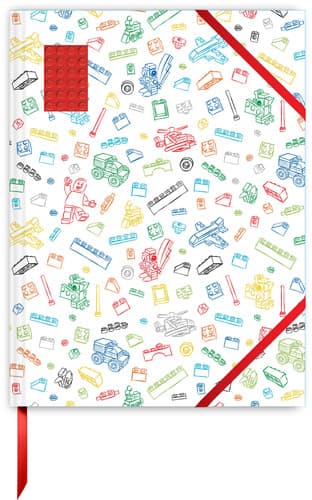 Sketchbook - Red LEGO Stationery and Office Supplies set (#4895028516666-1, 2018)