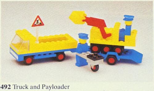 Truck & Payloader LEGO set (#492-1)