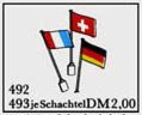 Nordic and American Flags LEGO set (#492-2)