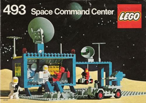 Space Command Center (Flatplate version) LEGO set (#493-1)