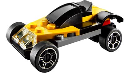 Yellow Sports Car LEGO set (#4947-1)