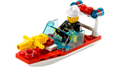 Fire Boat LEGO set (#4992-1)
