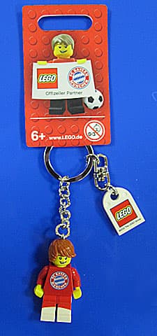 FC Bayern Key Chain (Dark Orange Hair) LEGO set (#5000146-1)